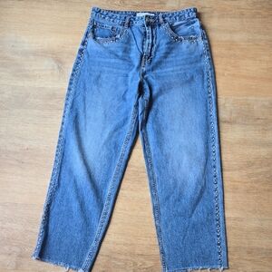 STRADIVARIUS New Carrot Studded Jeans Sz 10